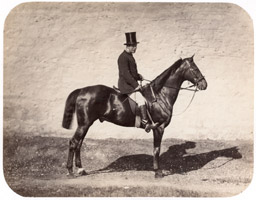 Hippisme, portrait équestre c1860