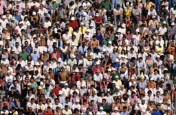 Foule dans un stade - années 80