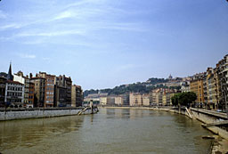 Lyon et la Saône