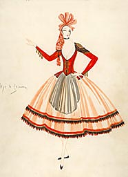 Noeud - Costume de scène de Music-Hall par José de Zamora 