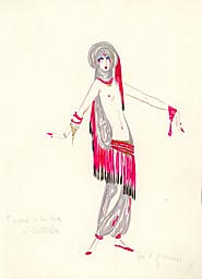 Turban - Costume de scène de Music-Hall par José de Zamora