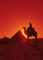 Pyramides de Giseh près du Caire, Egypte