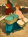Steinlen - Blanchisseuses rapportant de l'ouvrage
